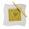 Modern bone-colored mini serving bowl for gourmet food presentation
