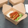 Paper packaging for hot meals and salads kraft food boxes
