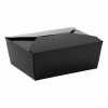 Paper food container black FSC paperboard