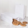 Paper bags for food white SOS
