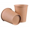 Disposable single wall paper cups for coffee to go 250 ml