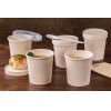 Paper soup containers from suistainable and organic material