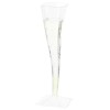 Disposable champagne flute glasses for parties
