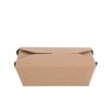 Disposable Take Away Boxes from cardboard 1350 ml kraft