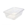 Rectangular food container 1000 ml, PP, clear