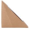 Eco kraft paper sandwich wedges with window