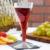 Disposable wine glass for celebrations