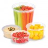 PET Plastic deli containers for cold food 250 ml