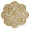 Round paper doilies gold doily single use for cake decoration