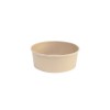 Bamboo paper salad bowls for takeout and takeaway