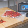 90 micron vacuum bags — moisture / odour barrier, reduced freezer burn