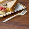 Disposable sustainable cutlery. Disposable bio-based fork.