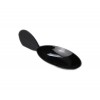 Disposable catering spoon black for celebrations and parties