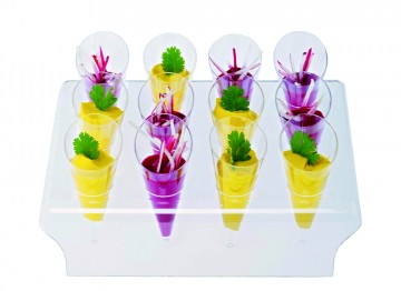 catering display for 12 mini cones