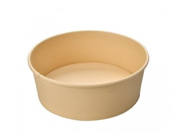 Disposable paper food bowls and containers for takeaway bamboo