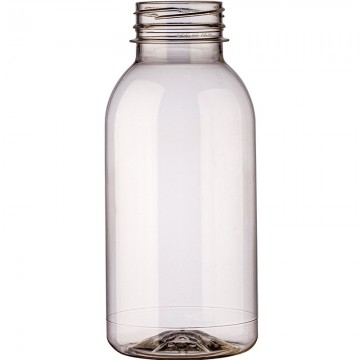 Disposable 330 ml plastic bottle for juice, limonade, smoothies with temper evident cap.