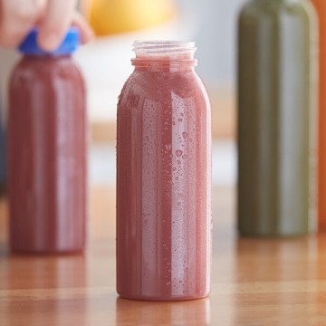 Plastmasas 250 ml PET pudeles, caurspīdīgas