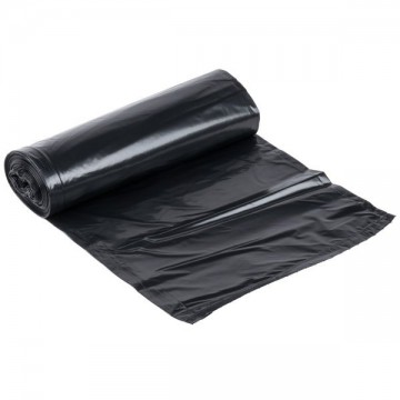 Antibacterial trash bags, 3 ply, 84 x 99 cm, 130 l, black