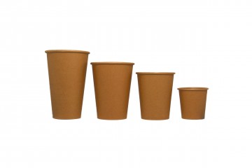 Biodegradable eco-friendly hot paper cups kraft 250 ml