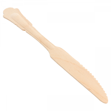 Disposable wooden knives 20,4 cm 