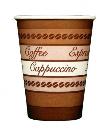 Disposable hot paper cups for coffee and tea 360 ml