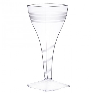 Disposable wine glass