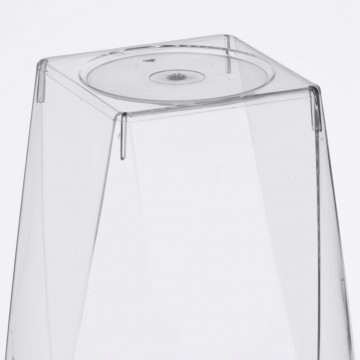 300 ml Clear Square Bottom Tumbler - Perfect for Cold Beverages