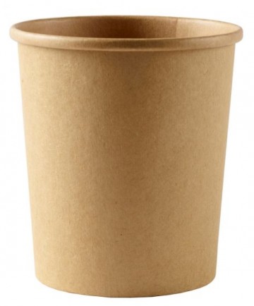 Paper Container 1000 Ml Kraft Paper Dessert Containers Paper Packaging