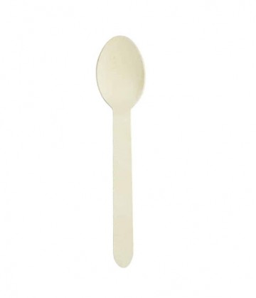 Disposable wooden spoon