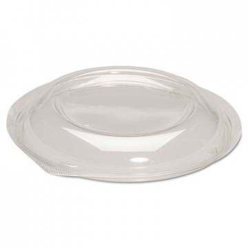 Disposable and clear plastic lids for salad containers 750 ml